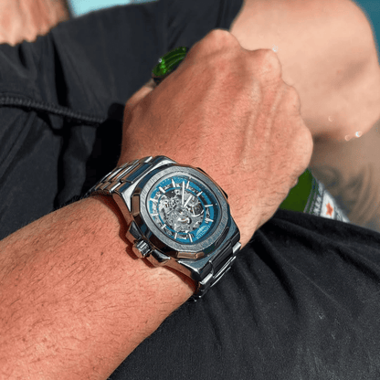 Relógio  ENIR™ Azure Skeleton